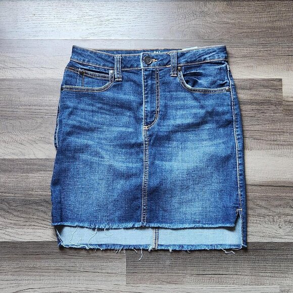 Wrangler Dresses & Skirts - Casual Boho Retro Y2k Festival Wrangler Denim Skirt Size 5 Mid Rise